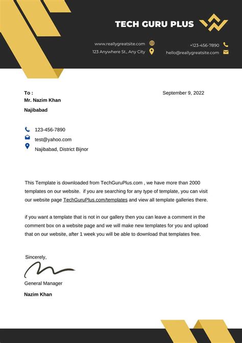 FREE 242+ Letterhead Format Design in Word & PDF .